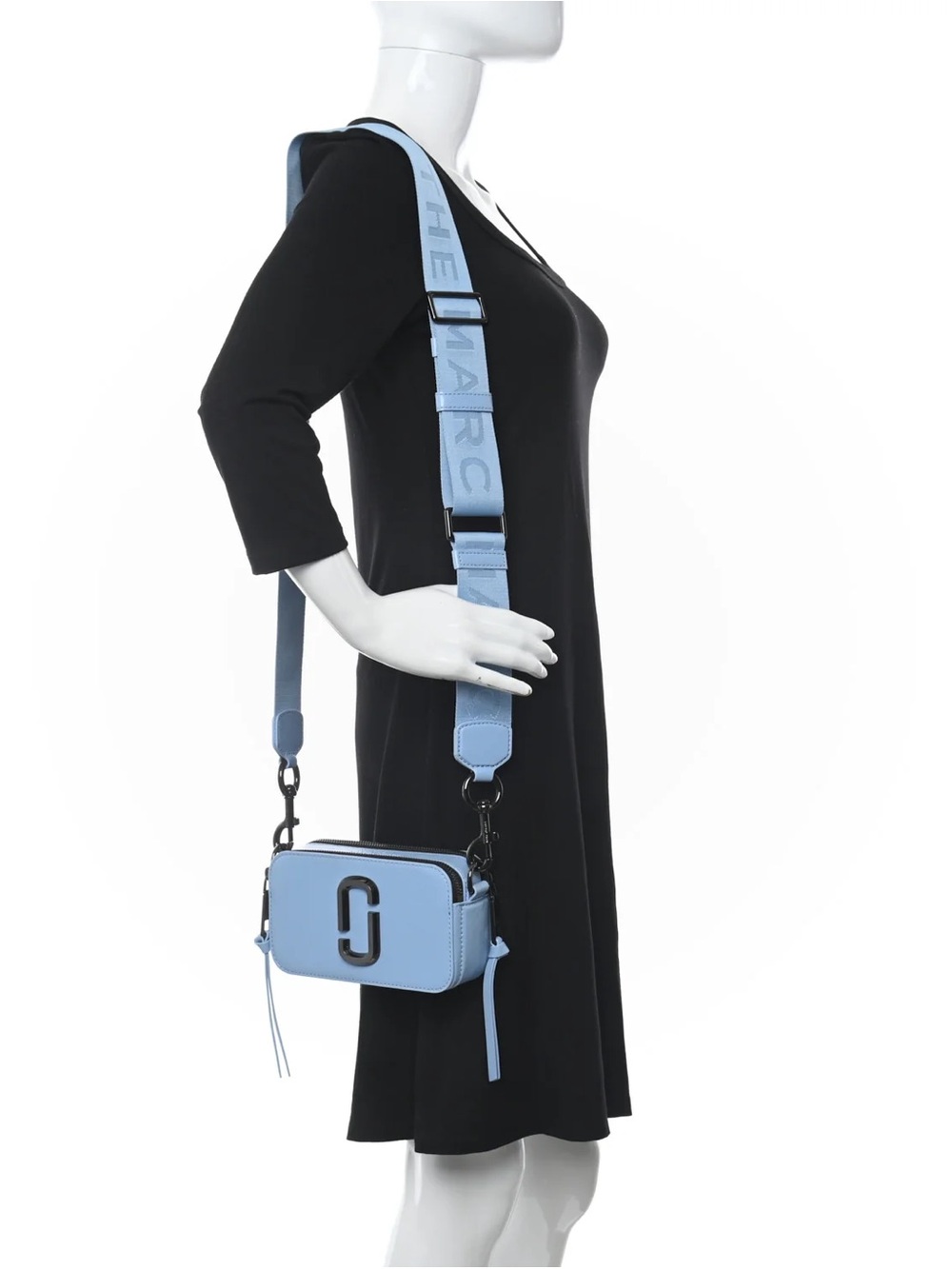 Marc Jacob’s Saffiano Small Snapshot Camera Bag Dreamy Blue